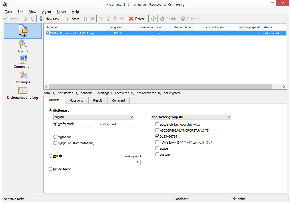 How to crack pfx password